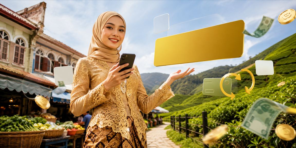 Pemain menerima bonus cashback di Kota Bharu dengan suasana tradisional Malaysia